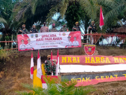 Pos Pamtas Desa Bambangan Adakan Upacara Peringati Hari Pahlawan 10 November Sekaligus HUT PGRI Ke-76 Serta HGN Tahun 2021