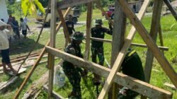 Satgas TMMD Ke-119 Kodim 1715/Yahukimo Bangun Sumur Bor di Kampung Kali Biru Dekai