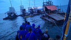 Dari 19 Orang Yang Diamankan, Ditpolairud Polda Babel Tetapkan 14 Penambang di Penagan Jadi Tersangka