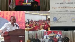 Danrem 132/Tdl Diakui Sebagai Bapak Pemerhati Olahraga Atas Kontribusinya Yang Luar Biasa Membangun Prestasi Olahraga Sulteng